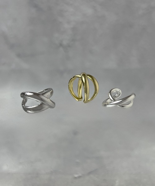 SBG（エスビー）の「SBG クロスラインイヤーカフ/フリーサイズ（イヤーカフ・メンズ・シルバー/ゴールド系その他/シルバー系その他・FREE）」の16枚目の写真