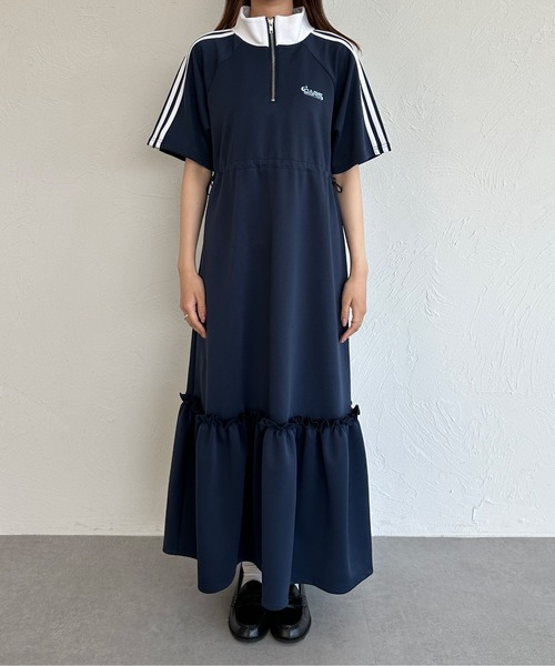 kutir(クティール)の「ハーフジップトラックティアードワンピース(ワンピース・レディース・アイボリー/ネイビー/ブラック・SMALL/MEDIUM)」の21枚目の写真