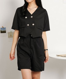 NinaetLina（ニナエリナ）の「テーラードジャケット ハーフパンツセット（テーラードジャケット）」