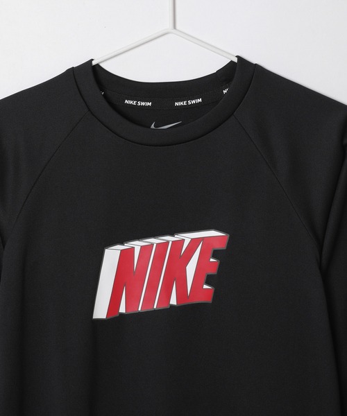 NIKE（ナイキ）の「【KIDS】【NIKE/ナイキ】3Dコンボ長袖ハイドロラッシュガード/セットアップ対応（ラッシュガード・キッズ・ブラック/サックスブルー・140/150/120/130）」の11枚目の写真