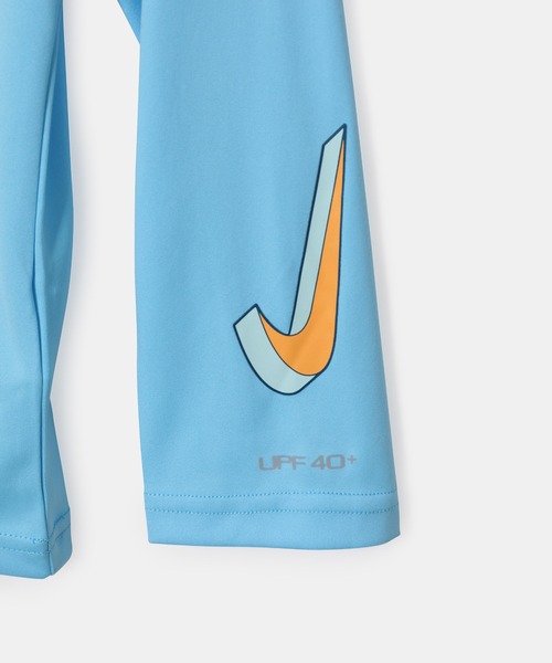 NIKE（ナイキ）の「【KIDS】【NIKE/ナイキ】3Dコンボ長袖ハイドロラッシュガード/セットアップ対応（ラッシュガード・キッズ・ブラック/サックスブルー・140/150/120/130）」の22枚目の写真