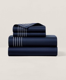 ラルフローレン　フラットシーツ シングルサイズRalph Lauren home RLオックスフォードストライプ フラットシーツ/シングルサイズ