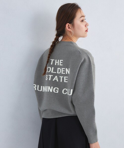 【セール】【別注】＜THE BOOKSTORE＞レタリング Vネック ニット カーディガン（カーディガン/ボレロ）｜green label relaxing（グリーンレーベルリラクシング） 6,600円