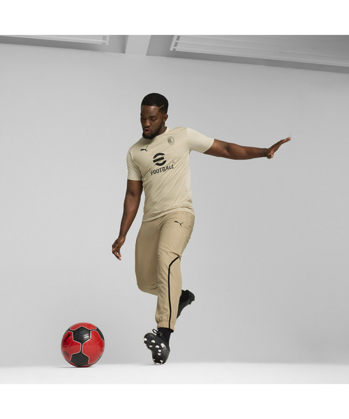 【セール】PUMA プーマ メンズ ACミラン 2024-25 プレマッチ 半袖 シャツ（Tシャツ/カットソー）｜PUMA（プーマ）