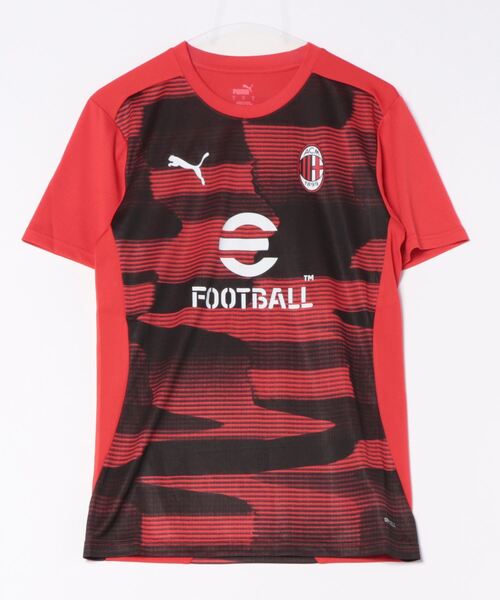 【セール】PUMA プーマ メンズ ACミラン 2024-25 プレマッチ 半袖 シャツ（Tシャツ/カットソー）｜PUMA（プーマ）