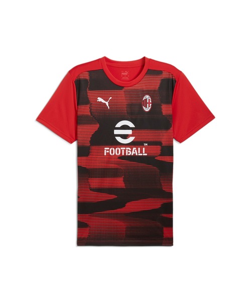 【セール】PUMA プーマ メンズ ACミラン 2024-25 プレマッチ 半袖 シャツ（Tシャツ/カットソー）｜PUMA（プーマ）