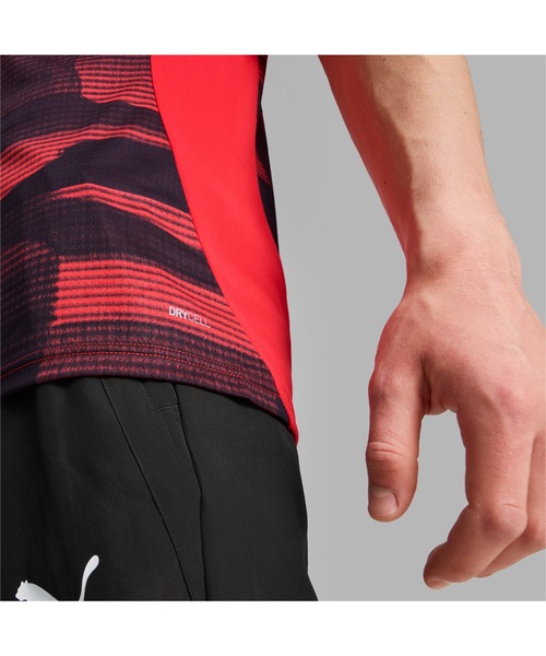 【セール】PUMA プーマ メンズ ACミラン 2024-25 プレマッチ 半袖 シャツ（Tシャツ/カットソー）｜PUMA（プーマ）