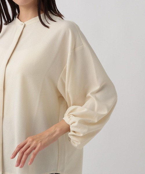 Elura（エルーラ）の「サラサラサマー袖コンブラウス/125576（シャツ/ブラウス・レディース・カーキ/ブラック/ホワイト・SMALL/MEDIUM）」の17枚目の写真