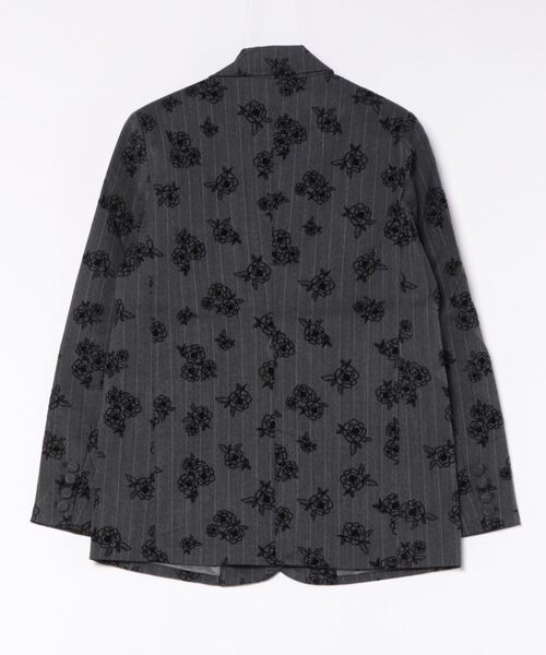 Desigual（デシグアル）の「フラワーデザインテーラードジャケット（テーラードジャケット・レディース・ブラック・S/M/L/XL/XS）」の3枚目の写真