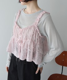 earth music&ecology | フラワージャガードキャミビスチェ(ベスト)