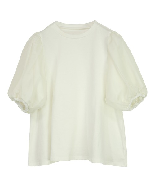 anana パフスリーブ ホワイト長袖Tシャツ ♡さま専用 anana パフスリーブ ホワイト長袖Tシャツ トップス
