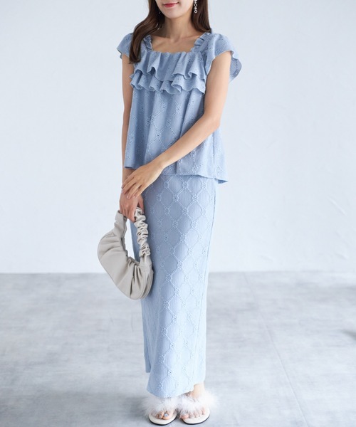 tocco closet（トッコ　クローゼット）の「【ZOZO限定】ファートングサンダル（サンダル・レディース・アイボリー/ブラック/ピンク・M/L）」の8枚目の写真