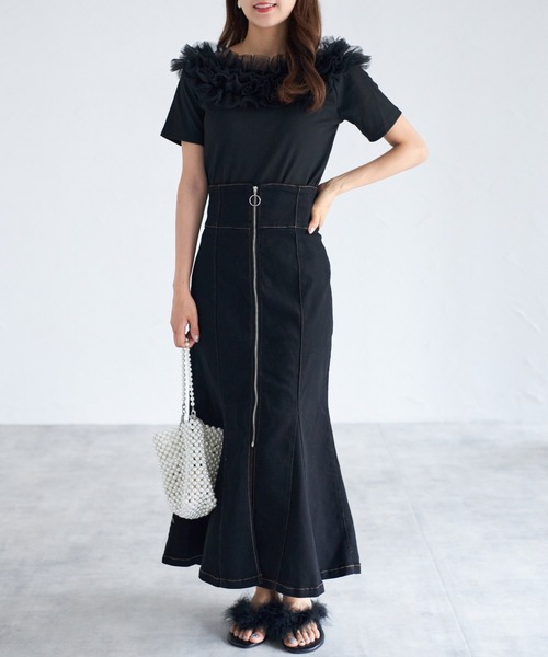 tocco closet（トッコ　クローゼット）の「【ZOZO限定】ファートングサンダル（サンダル・レディース・アイボリー/ブラック/ピンク・M/L）」の18枚目の写真