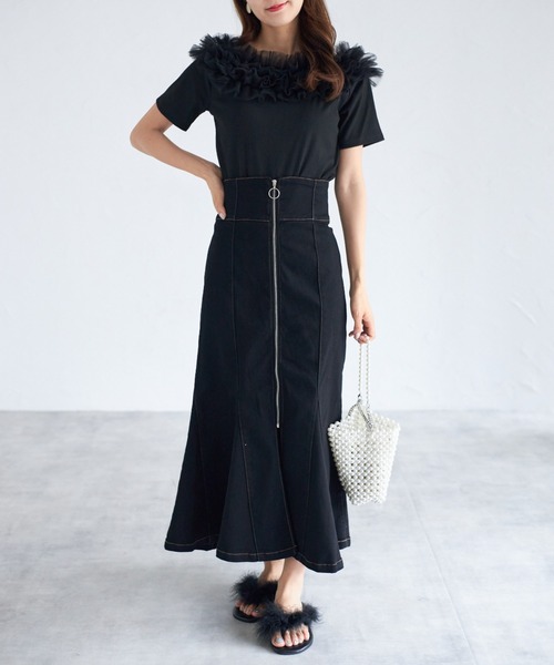 tocco closet（トッコ　クローゼット）の「【ZOZO限定】ファートングサンダル（サンダル・レディース・アイボリー/ブラック/ピンク・M/L）」の19枚目の写真