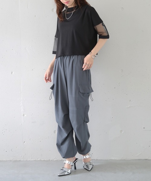 SETUP7(セットアップセブン)の「【SETUP7】ポインテッドトゥ ベルト デザイン ミュール パンプス SCCH(パンプス・レディース・ホワイト/ブラック/シルバー・23cm/23.5cm/24cm)」の9枚目の写真