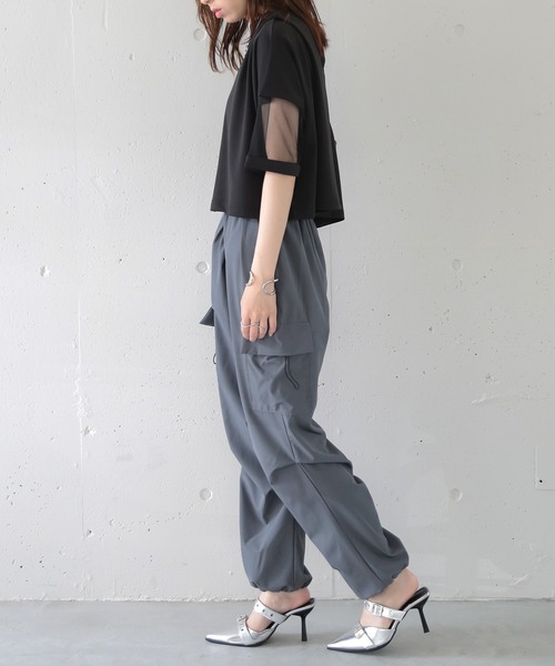 SETUP7(セットアップセブン)の「【SETUP7】ポインテッドトゥ ベルト デザイン ミュール パンプス SCCH(パンプス・レディース・ホワイト/ブラック/シルバー・23cm/23.5cm/24cm)」の10枚目の写真