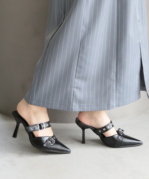 room306 スエード ポインテッドトゥ ミュール room306 スエード ポインテッドトゥ ミュール