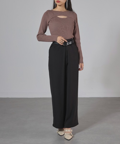 SETUP7(セットアップセブン)の「【SETUP7】ポインテッドトゥ ベルト デザイン ミュール パンプス SCCH(パンプス・レディース・ホワイト/ブラック/シルバー・23cm/23.5cm/24cm)」の21枚目の写真