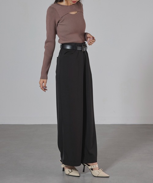 SETUP7(セットアップセブン)の「【SETUP7】ポインテッドトゥ ベルト デザイン ミュール パンプス SCCH(パンプス・レディース・ホワイト/ブラック/シルバー・23cm/23.5cm/24cm)」の17枚目の写真