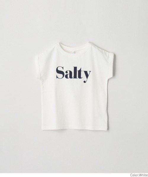 coca(coca)(コカ)の「キッズ 親子お揃いフレンチスリーブロゴTシャツ(Tシャツ/カットソー・キッズ・チャコール/ホワイト/オートミール/アイボリー・140/120/150/130)」の20枚目の写真