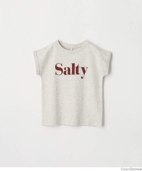 coca(coca)(コカ)の「キッズ 親子お揃いフレンチスリーブロゴTシャツ(Tシャツ/カットソー・キッズ・チャコール/ホワイト/オートミール/アイボリー・140/120/150/130)」の22枚目の写真