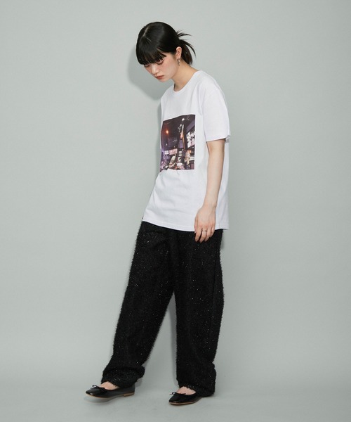 ADAM ET ROPE'（アダムエロペ）の「【ZOZO限定・多サイズ】旅するフォトT(WHITE)≪Made by ZOZO≫（Tシャツ/カットソー・レディース・ホワイト×ゴールド/ホワイト×ピンク/ホワイト×グリーン/ホワイト×パープル/ホワイト×グレー・S/XL/L/M）」の22枚目の写真