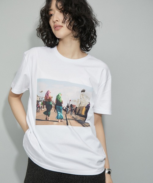 ZOZO限定・多サイズ】旅するフォトT(WHITE)≪Made by ZOZO≫（Tシャツ