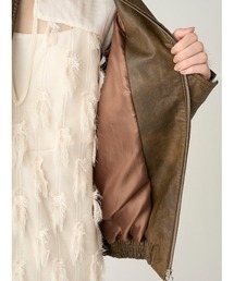 FRAY I.D（フレイアイディー）の「レザーライクオーバージャケット