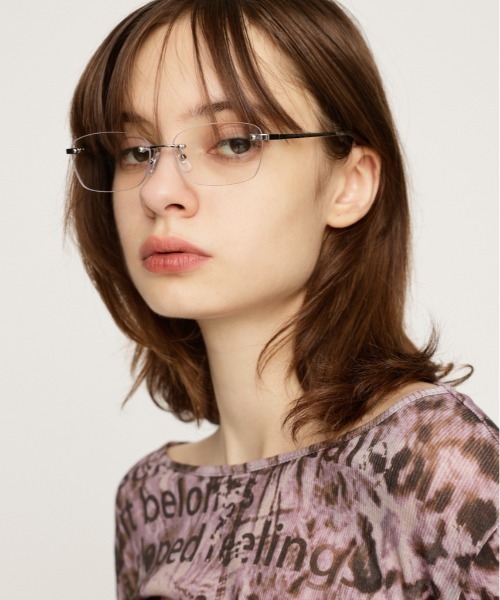 SLY(スライ)の「WIRE FRAME EYEWEAR ワイヤー フレーム アイウェア(サングラス・レディース・クリア・FREE)」の2枚目の写真