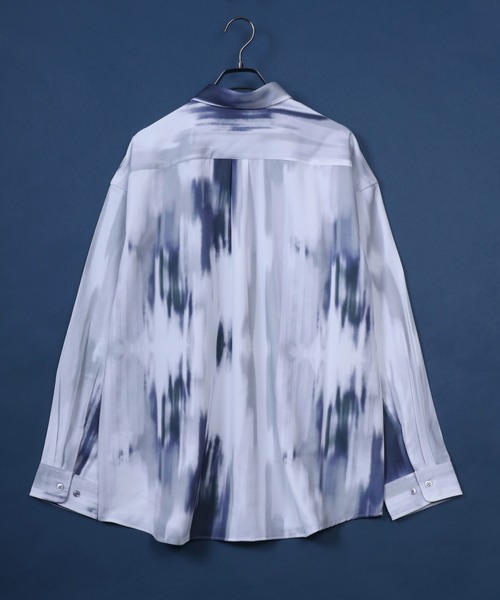 ANPAS(アンパス)の「High Function Total Pattern Print Shirt/総柄プリント シャツ イージーケア ナチュラルストレッチ(シャツ/ブラウス・メンズ・ブラック系その他2/ホワイト系その他/ブルー系その他/ブラック系その他3/ホワイト系その他2/ブラック系その他・L/M)」の7枚目の写真