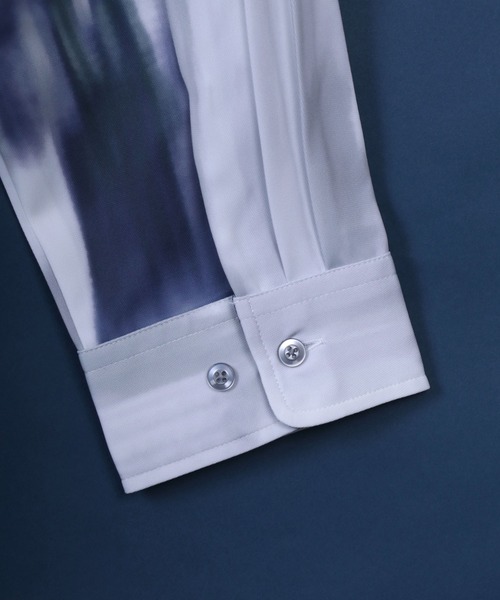 ANPAS(アンパス)の「High Function Total Pattern Print Shirt/総柄プリント シャツ イージーケア ナチュラルストレッチ(シャツ/ブラウス・メンズ・ブラック系その他2/ホワイト系その他/ブルー系その他/ブラック系その他3/ホワイト系その他2/ブラック系その他・L/M)」の10枚目の写真