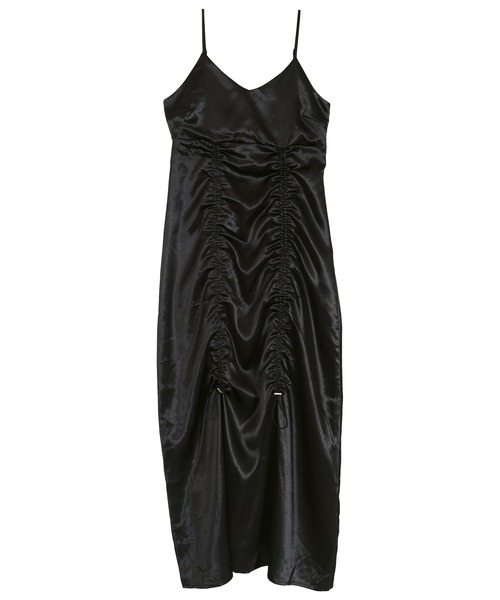 miette（ミエット）の「シャーリングキャミソールワンピース（ワンピース・レディース・ブラック/シルバー・FREE）」の11枚目の写真