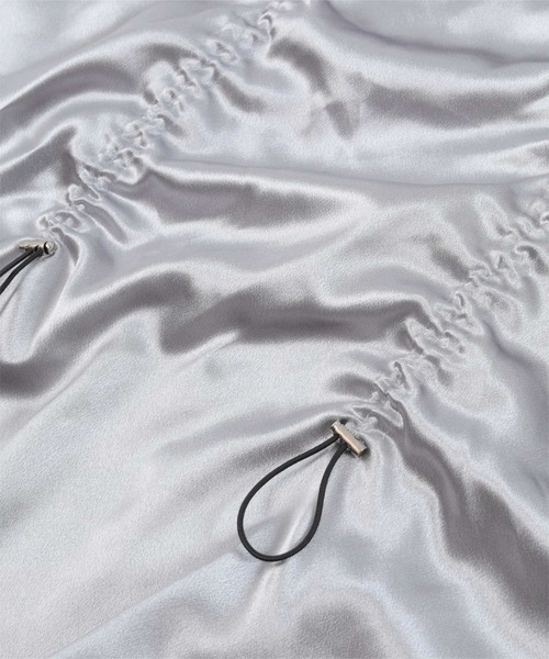 miette（ミエット）の「シャーリングキャミソールワンピース（ワンピース・レディース・ブラック/シルバー・FREE）」の15枚目の写真