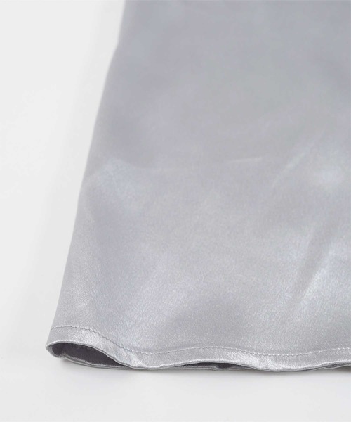 miette（ミエット）の「シャーリングキャミソールワンピース（ワンピース・レディース・ブラック/シルバー・FREE）」の16枚目の写真