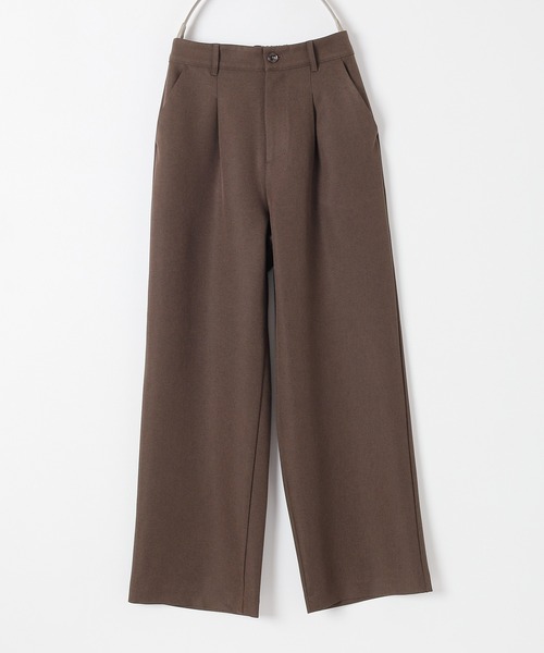 Honeys(ハニーズ)の「ストレートパンツ(股下68cm)(チノパンツ・レディース・ブラウン/ブラック/杢グレー/チャコールグレー・SS/S/M/L/LL)」の22枚目の写真