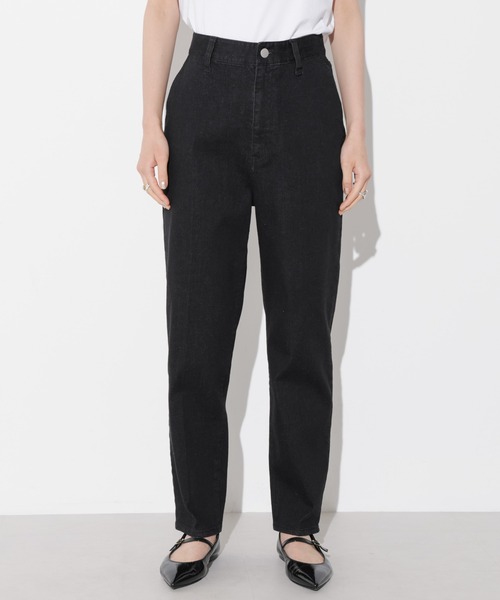 Apo(s)ture(アポスチャー)の「NORAH-001/デニムテーパードパンツ(デニムパンツ・レディース・ネイビー/ブラック・XS/S/M/L/XL)」の17枚目の写真