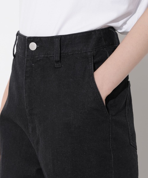 Apo(s)ture(アポスチャー)の「NORAH-001/デニムテーパードパンツ(デニムパンツ・レディース・ネイビー/ブラック・XS/S/M/L/XL)」の22枚目の写真