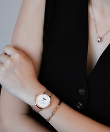 【限定販売】MoonPhase 32MM レディース腕時計 ローズゴールド／シルバー／ゴールド