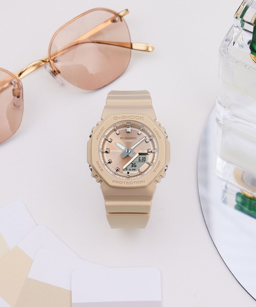 G-SHOCK(ジーショック)の「GMA-P2100シリーズ / GMA-P2100ST-9AJF(アナログ腕時計・レディース・シャンパン・FREE)」の8枚目の写真