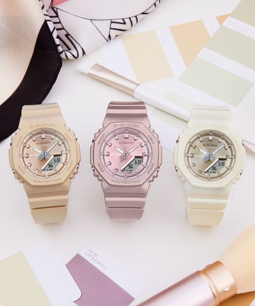 G-SHOCK(ジーショック)の「GMA-P2100シリーズ / GMA-P2100ST-9AJF(アナログ腕時計・レディース・シャンパン・FREE)」の9枚目の写真