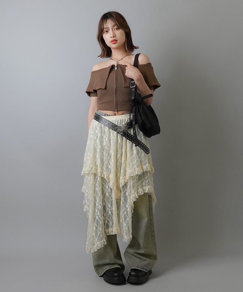 SPINNS（スピンズ）の「ハトメデザイン リボンショルダーバッグ（ショルダーバッグ・レディース・ブラック/ブルー系その他・ONESIZE）」の11枚目の写真