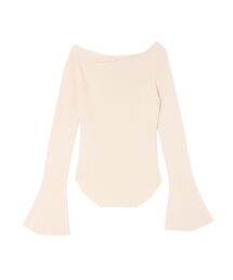 フレアスリーブニット Vネック」に該当するファッション通販