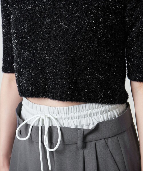 MARW UNITED ARROWS(マルゥ ユナイテッドアローズ)の「<MARW UNITED ARROWS>グリッター ニットプルオーバー(ニット/セーター・レディース・ネイビー/ダークグレー・FREE)」の15枚目の写真