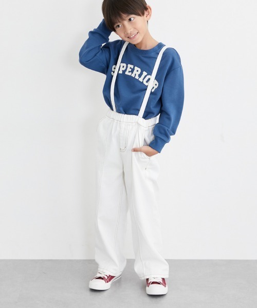 取り外し可能サスペンダー付きパンツ（その他パンツ）｜QUNTSTYLE