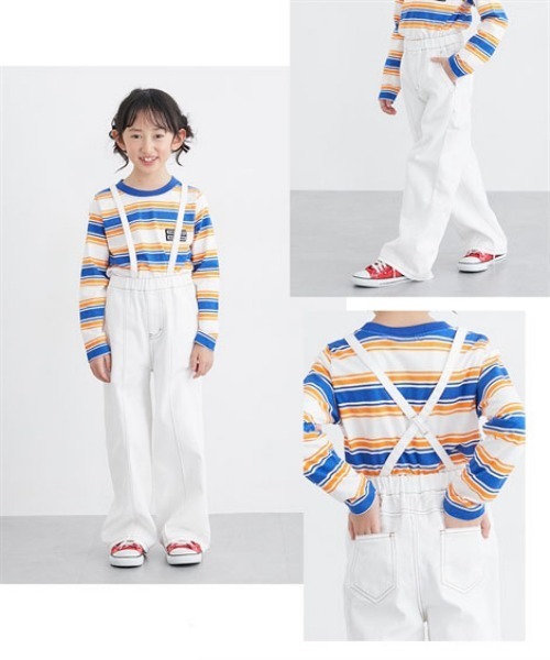 取り外し可能サスペンダー付きパンツ（その他パンツ）｜QUNTSTYLE