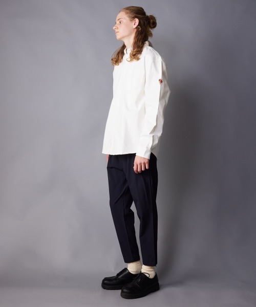 rehacer（レアセル）の「rehacer : Heavy Weight Cotton Loose Shirt with Flower Heart（シャツ/ブラウス・メンズ・ホワイト/ブラウン/ブラック・SMALL/MEDIUM/LARGE/X-LARGE）」の8枚目の写真