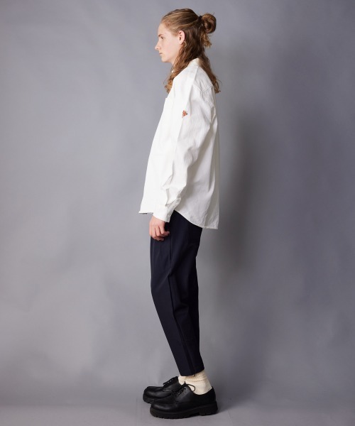 rehacer（レアセル）の「rehacer : Heavy Weight Cotton Loose Shirt with Flower Heart（シャツ/ブラウス・メンズ・ホワイト/ブラウン/ブラック・SMALL/MEDIUM/LARGE/X-LARGE）」の9枚目の写真