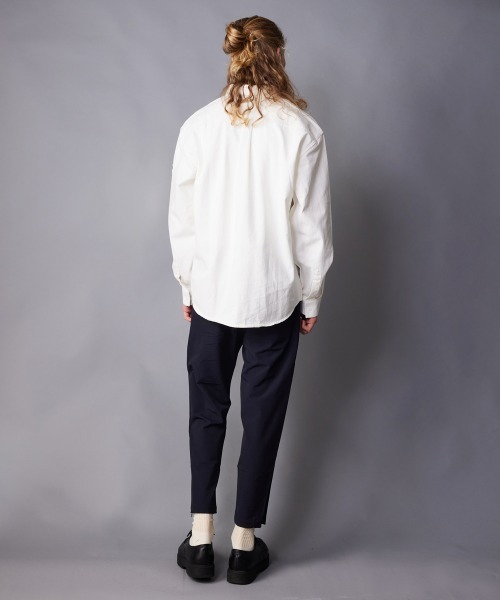 rehacer（レアセル）の「rehacer : Heavy Weight Cotton Loose Shirt with Flower Heart（シャツ/ブラウス・メンズ・ホワイト/ブラウン/ブラック・SMALL/MEDIUM/LARGE/X-LARGE）」の10枚目の写真