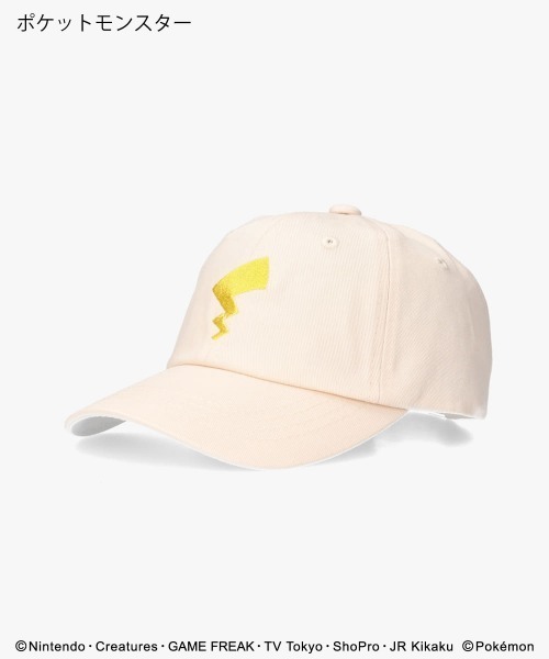 OVERRIDE（オーバーライド）の「【別注】ポケモン ピカチュウ アイコン キャップ キッズ（キャップ・キッズ・ベージュ/ネイビー/ライトベージュ・53-55cm）」の3枚目の写真