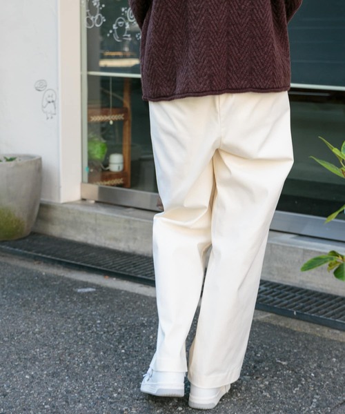 FORK&SPOON(フォークアンドスプーン)の「『セットアップ対応/イージーケア』FORK&SPOON ideal stretchイージーパンツ(その他パンツ・レディース・ネイビー/チェック/アイボリー・2/1)」の17枚目の写真